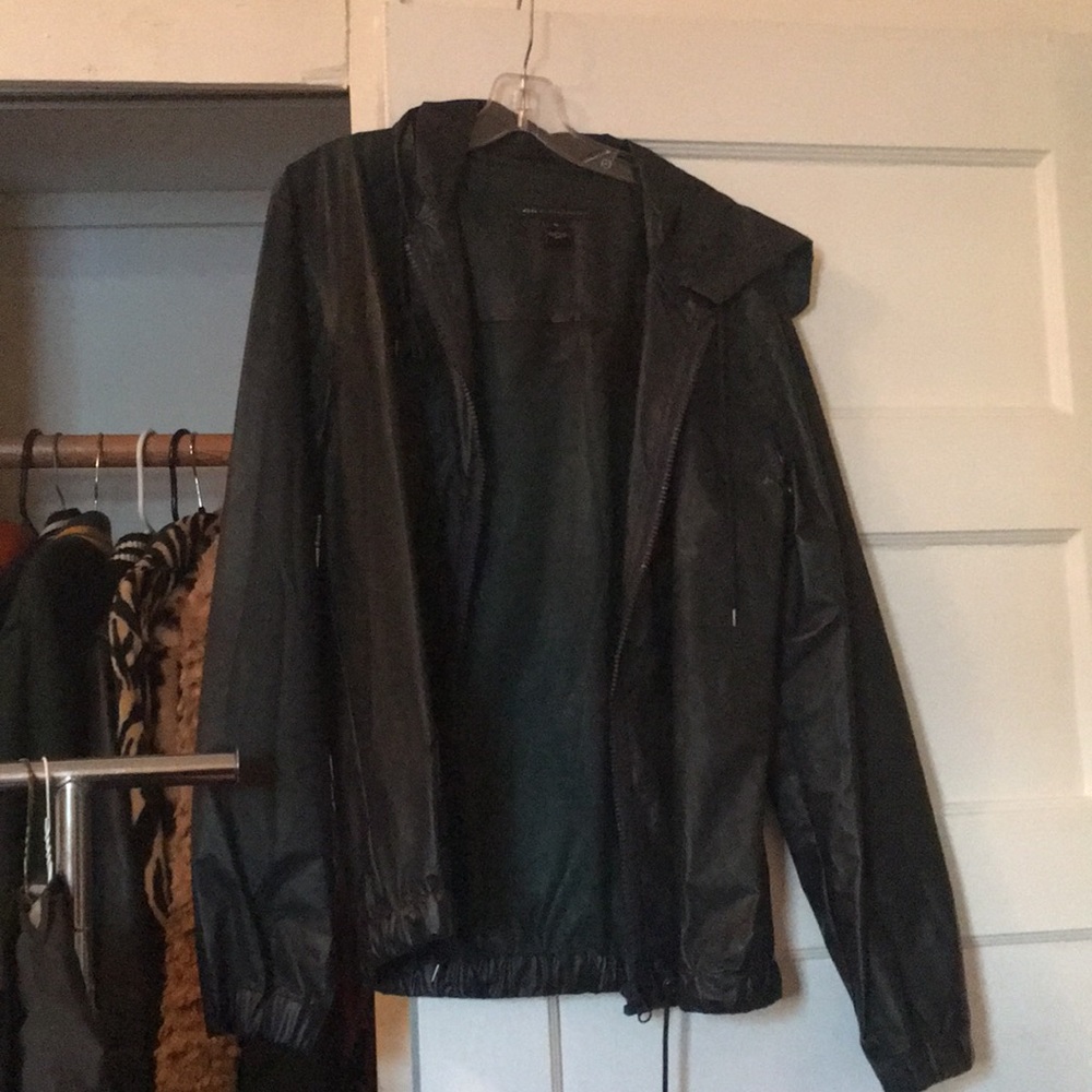 Marc by Marc Jacobs dark dark green rain jacket
